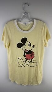 Junk Food Mickey Mouse T-shirt Small Disney Retro