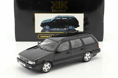 VW Passat B3 VR6 Variant 1988 Black Metal KK-Scale KKDC180072 1/18 Volkswagen - Image 1 of 4