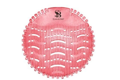 Cherry Scented Red Urinal Screen Mat With Up To 30 Day Fresh Toilet Fragrance - Image 1 of 4