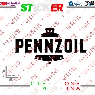 ADESIVO STICKER LOGO PENNZOIL MISURE PERSONALIZZATE - Immagine 1 di 2