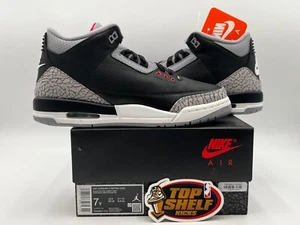 DS NUEVO NIKE AIR JORDAN III 3 NEGRO CEMENTO GS Talla 7Y Auténtico Retro Raro 2024 - Imagen 1 de 9