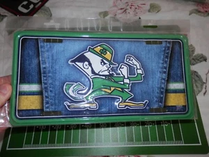 Notre Dame license plate New & VTG Fightin' Irish - Picture 1 of 8