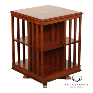 Edwardian Style Mahogany Revolving Bookcase - Picture 1 of 16