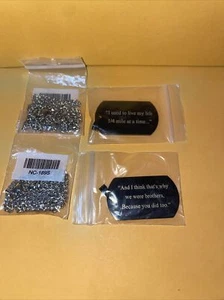 VNOX Halskette für Männer Gratis Gravur Edelstahl Erkennungsmarke Bruder Geschenk 2 - Bild 1 von 5