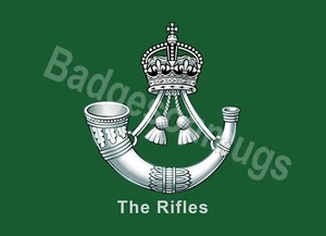 The Rifles metal wall plaque door sign personalised, either crown. - Picture 1 of 1