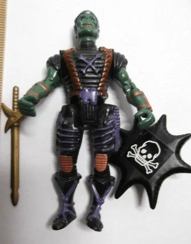 Vintage Skeleton warriors ko figure complete weapons,shield,sword,galaxy fighter Cover