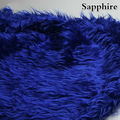 Faux Fur Fabric Furry By Metre for Doll Toy Sofa Cover Fancy Dress DIY Wedding - Image 1 of 4