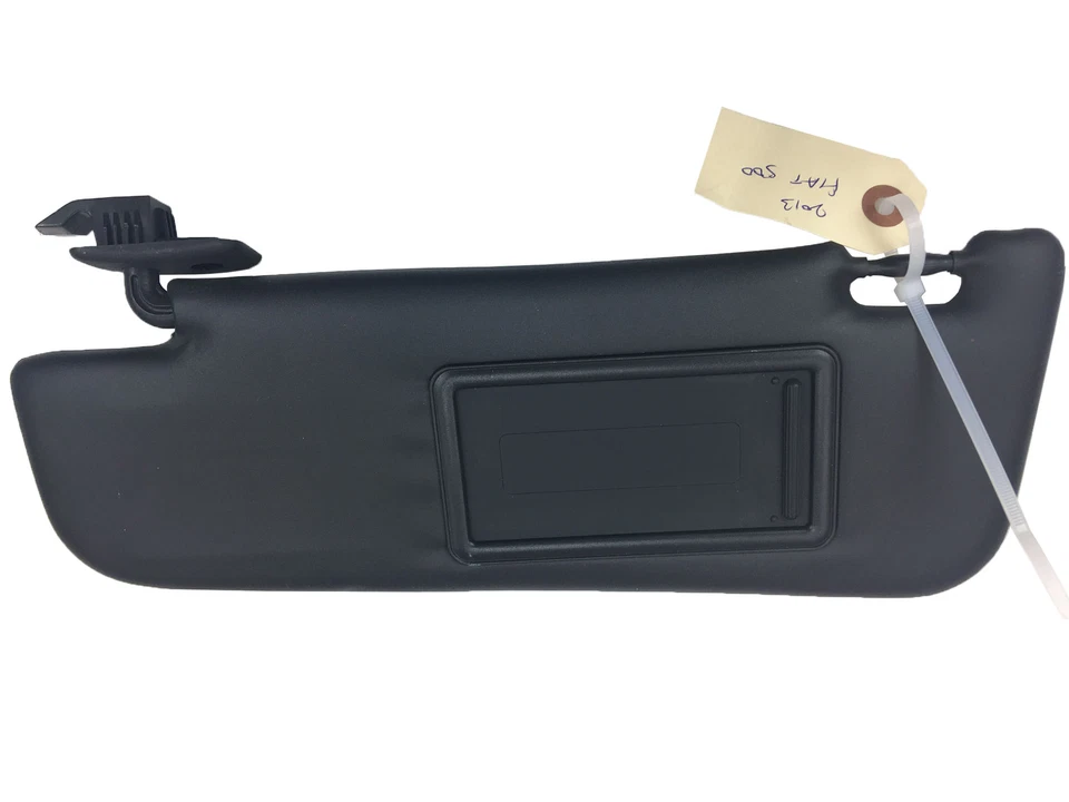 2012-2017 Fiat 500 Sun Visor Sunshade Driver Left Side Sun Visors Black OEM - Image 1 of 4