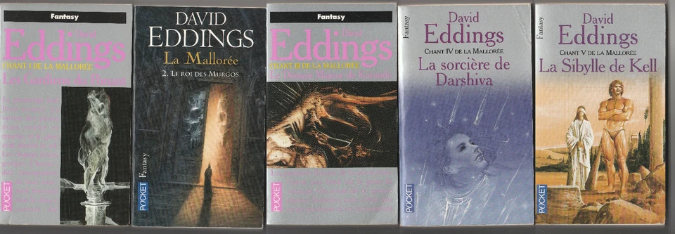 Lot complet Chants de la Mallorée 5 tomes David Leigh Eddings heroic fantasy - Photo 1/1