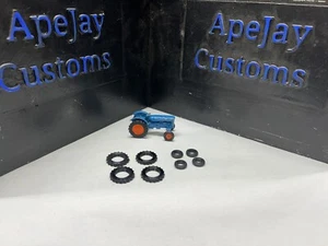 Lesney Matchbox No. 72 Fordson Major Tractor (TIRES ONLY) - Picture 1 of 3