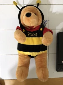 Winnie The Pooh Plush Bumble Bee Disney Soft Yellow Black Mouseketoys 12" W/ Tag - Picture 1 of 3