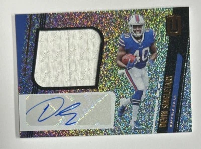 2019 Panini Unparalleled Devin Singletary Rookie Auto Relic #326 - Image 1 of 4