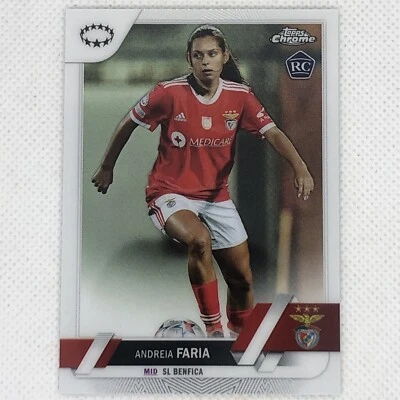 2022-23 Topps Chrome UEFA Womens | Andreia Faria Benfica | Rookie Card! - Image 1 of 2