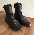 PRADA Italy Mens Leather Boots Vintage Combat Boat High Sneaker 45.5 UK 11 895