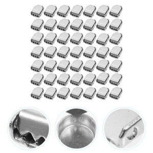Magnetic Shoe Strings Tie Metal Shoe Lace Hooks Boot Hooks Lace Fitting - Picture 1 of 12