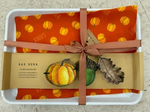 RAE DUNN FALL 5 Piece Fall Themed Baking Set NEW RARE HTF Halloween Thanksgiving - Picture 1 of 1
