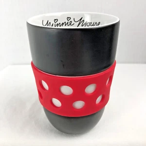 Disney Parks Minnie Mouse Signature Kaffeetasse Gummigriff Teetasse grifflos - Bild 1 von 5