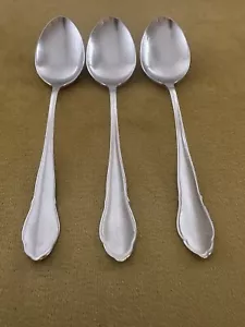 (3) Soup Spoons WMF Cromargan ROYAL CHIPPENDALE Stainless Glossy Flatware - Picture 1 of 5