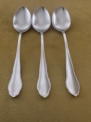 (3) Soup Spoons WMF Cromargan ROYAL CHIPPENDALE Stainless Glossy  Flatware - Image 1 of 4