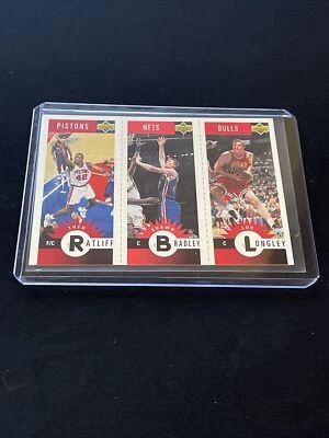 1996-97 Collector's Choice NBA Mini-Card #M13 Ratliff Bradley Longley - Image 1 of 2