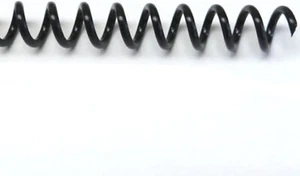 1/2inch 12.7mm 100PCS Plastic Spiral Coil Supply For Binder Machine 81-90 Pages - Picture 1 of 5
