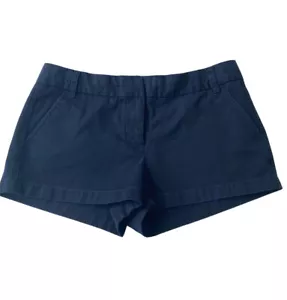 J. Pantaloncini chino Crew Navy 2,5 cuciture interne 100% cotone tasche piatto davanti donna 12 - Foto 1 di 3