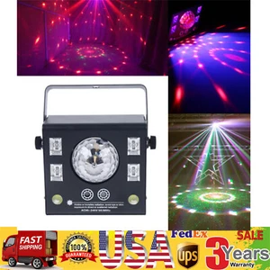 New 4 in 1 Mixed LED Light Party DJ Disco Lights Effect Pattern Strobe Light - Picture 1 of 9