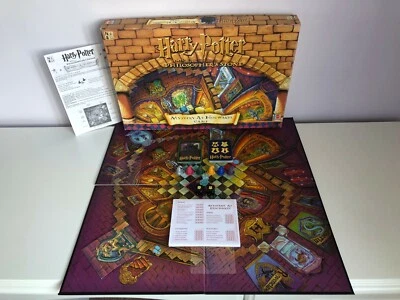Harry Potter & The Philosopher's Stone Mystery At Hogwarts Board Game-VGC        - Image 1 of 4