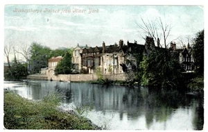 YORKSHIRE - BISHOPTHORPE PALACE FROM RIVER, YORK 1905 Postcard - Picture 1 of 1