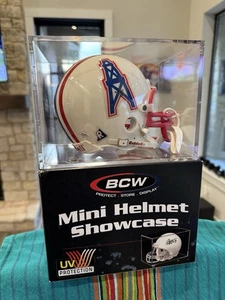 Bum Phillips Autographed Houston Oilers Mini-Helmet MINT, Brand New Case POA!!! - Picture 1 of 9