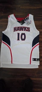 New NWT Mike Bibby adidas Atlanta Hawks NBA Swingman Jersey Mens Sz XL - Picture 1 of 4