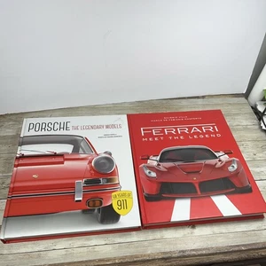 VMB 2qty Books Porsche Legendary Models Ferrari Meet the Legends books - Imagen 1 de 5