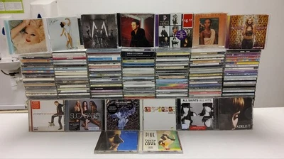 212 x 90s & 00s CD JobLot- Maroon 5 Pink Adele Prince Houston Spears Kylie  21 - Image 1 of 4