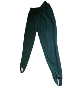 Classic Elements  Green Stirrup pants Size Large 80's Retro Rock Cottage Core  - Picture 1 of 9
