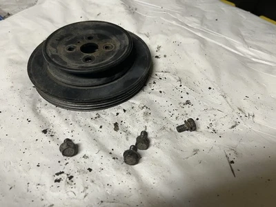 1990-1994 Mitsubishi Eclipse water pump pulley pair 1.8L engine W? - Image 1 of 4