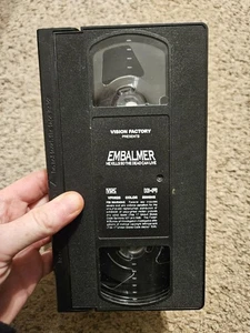 Embalmer (VHS, 2002) Horror Movie, Vision Factory - NO COVER - Picture 1 of 2