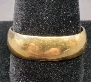 Vintage Bandring Gold über Sterling Größe 11,75 - Bild 1 von 6