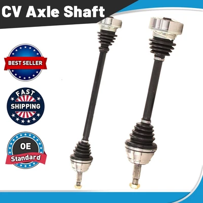 Front Left Front Right CV Axle Shafts for Volkswagen Cabriolet 1985-1993 1.8L l4 - Image 1 of 4