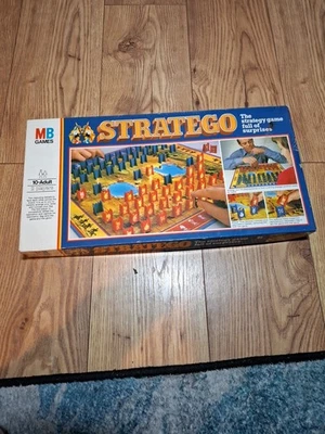 Stratego Board Game MB Games 1981 Vintage Strategy Game Complete - Image 1 of 4