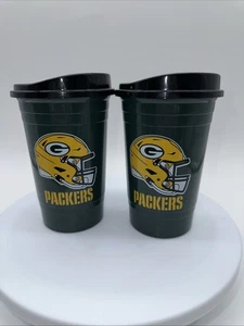 Vaso de bebidas de agua de café reutilizable Green Bay Packers de 18 oz con tapa de plástico - Imagen 1 de 6