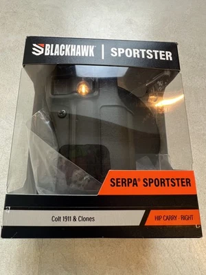 FUNDA DERECHA BLACKHAWK SERPA SPORTSTER COLT 1911 y plataforma de paleta conos Foto 1 de 2