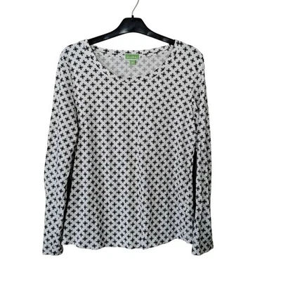 Camisa para mujer Vera Bradley manga larga estampada talla M Foto 1 de 4