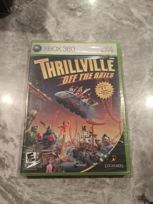 Thrillville: Off the Rails (Microsoft Xbox 360, 2007) BRAND NEW FACTORY SEALED - Image 1 of 2