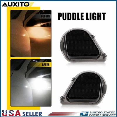 2X LED Side Mirror Puddle Light For Dodge RAM 1500 2011 2012 2013 2014 -2022 - Image 1 of 4