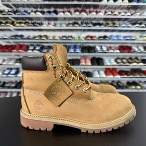 Timberland 6-Inch Classic Waterproof Wheat Nubuck Youth Size 6.5 - Picture 1 of 9