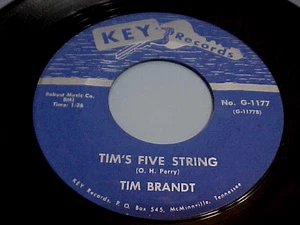 TIM AND TOM - BROWN MOUNTAIN BLUES / TIM'S FIVE STRING - NM VINYL & EX AUDIO - Picture 1 of 2