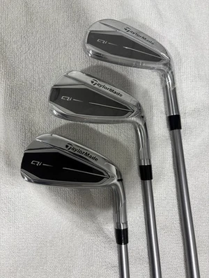 NEW TaylorMade Qi #7, #8 & #9 Irons, Graphite Speeder NX 50-A Senior Flex - Image 1 of 4