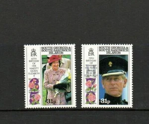 SOUTH GEORGIA 1991-SG201-202 ROYAL BIRTHDAYS    MNH - Picture 1 of 1