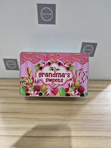 Personalised Sweet Treat Tin chocolate sweets storage gift GRANDMA NAN ANY NAME - Picture 1 of 4