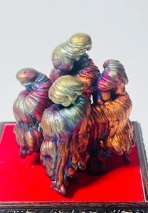Magic Leklai Rainbow Naga dragon Statue Protect Heal Amulet Natural reiki Stone - Picture 1 of 24